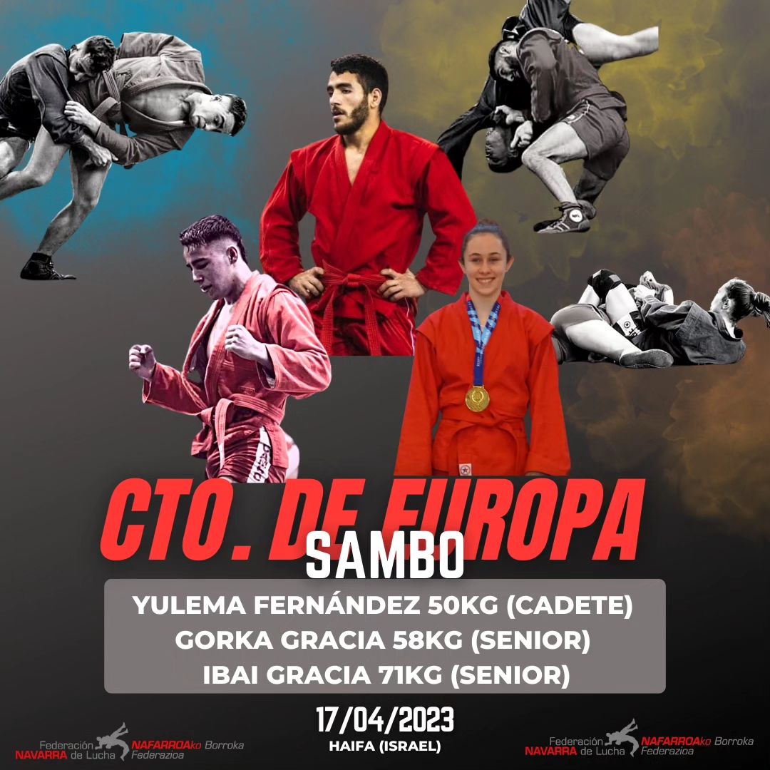 Rumbo al Campeonato de Europa de Sambo (S&eacute;nior y Cadete)